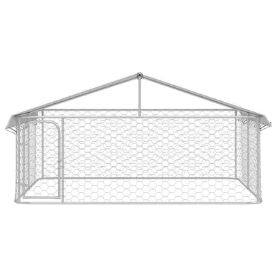 vidaXL niche pour chiens Acier