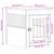 vidaXL meuble de cage pour chiens Bois d'ingénierie