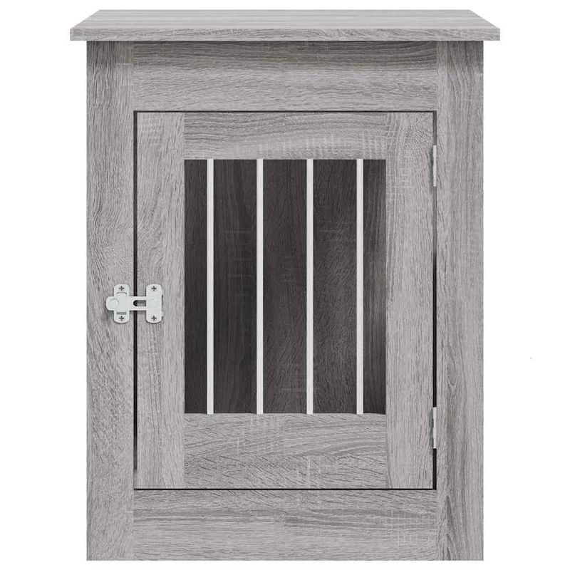 vidaXL meuble de cage pour chiens Bois d'ingénierie
