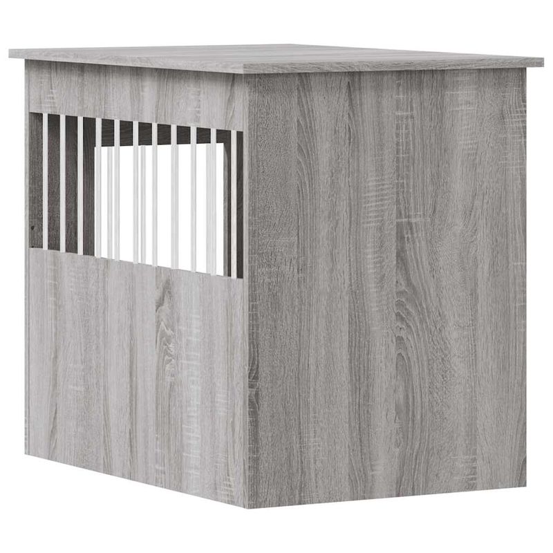 vidaXL meuble de cage pour chiens Bois d'ingénierie