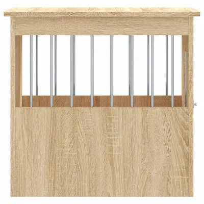vidaXL meuble de cage pour chiens Bois d'ingénierie