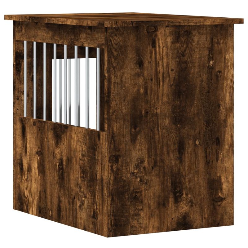 vidaXL meuble de cage pour chiens Bois d'ingénierie