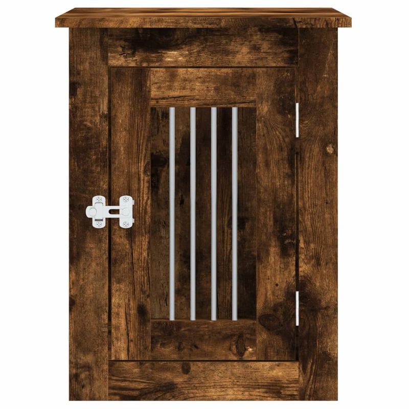 vidaXL meuble de cage pour chiens Bois d'ingénierie