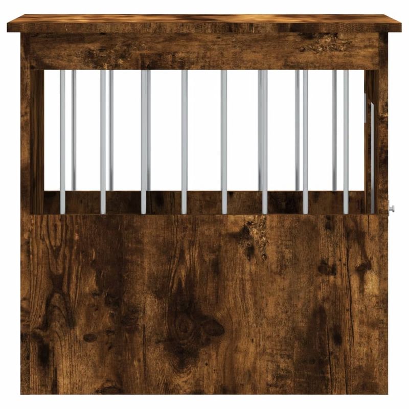 vidaXL meuble de cage pour chiens Bois d'ingénierie