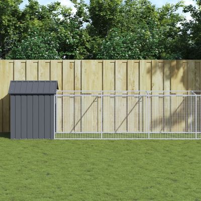 vidaXL niche pour chien Acier