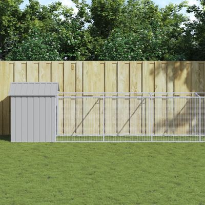 vidaXL niche pour chien Acier
