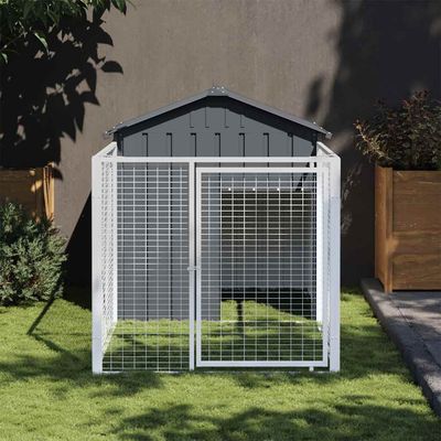 vidaXL niche pour chien Acier
