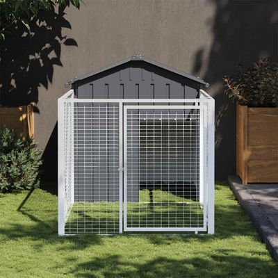 vidaXL niche pour chien Acier