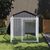 vidaXL niche pour chien Acier