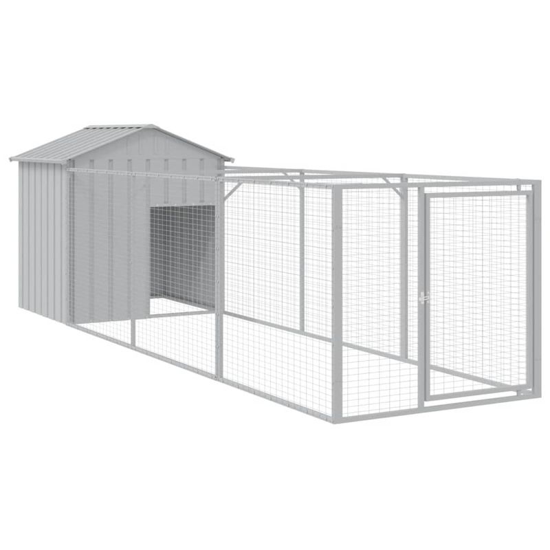 vidaXL niche pour chien Acier
