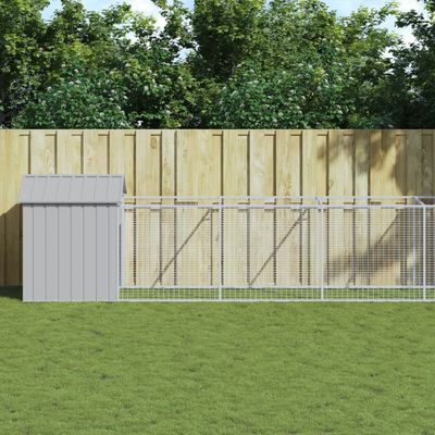 vidaXL niche pour chien Acier