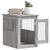 vidaXL meuble de cage pour chiens Bois d'ingénierie