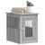 vidaXL meuble de cage pour chiens Bois d'ingénierie