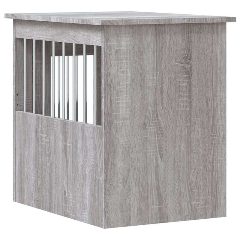 vidaXL meuble de cage pour chiens Bois d'ingénierie