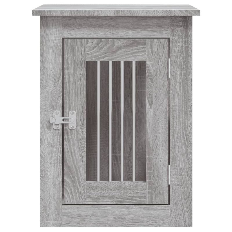 vidaXL meuble de cage pour chiens Bois d'ingénierie