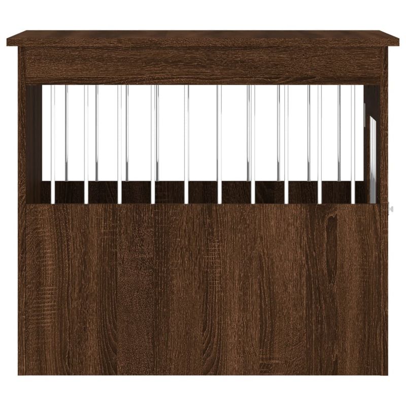 vidaXL meuble de cage pour chiens Bois d'ingénierie