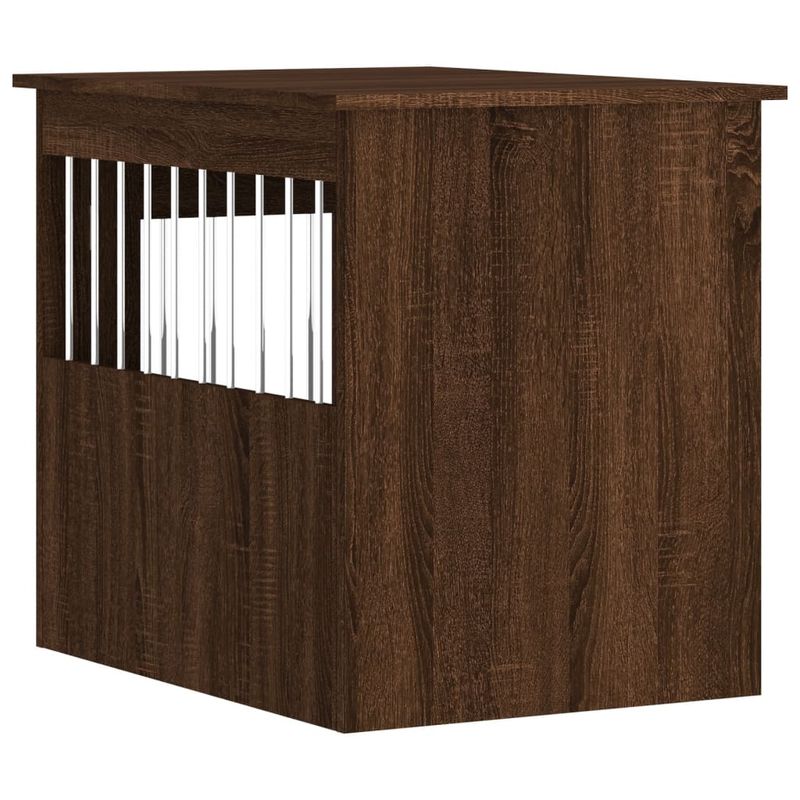 vidaXL meuble de cage pour chiens Bois d'ingénierie