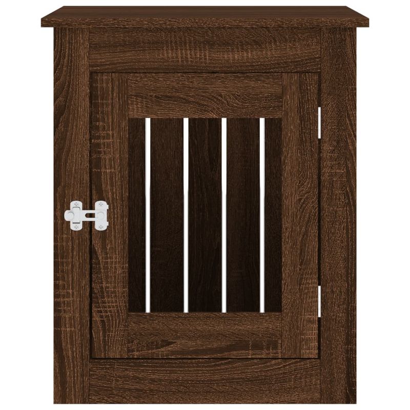 vidaXL meuble de cage pour chiens Bois d'ingénierie