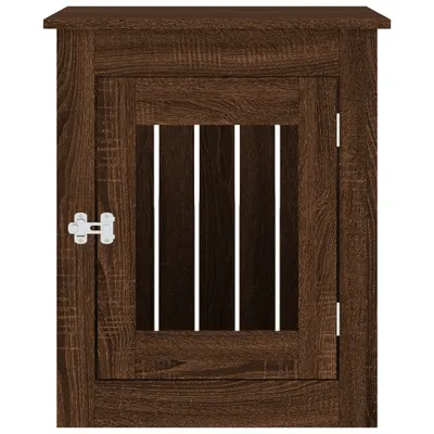 vidaXL meuble de cage pour chiens Bois d'ingénierie