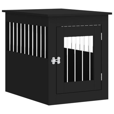 vidaXL meuble de cage pour chiens Bois d'ingénierie