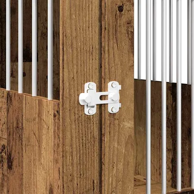 vidaXL meuble de cage pour chiens Bois d'ingénierie