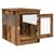 vidaXL meuble de cage pour chiens Bois d'ingénierie