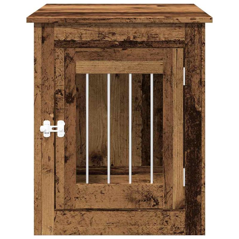 vidaXL meuble de cage pour chiens Bois d'ingénierie