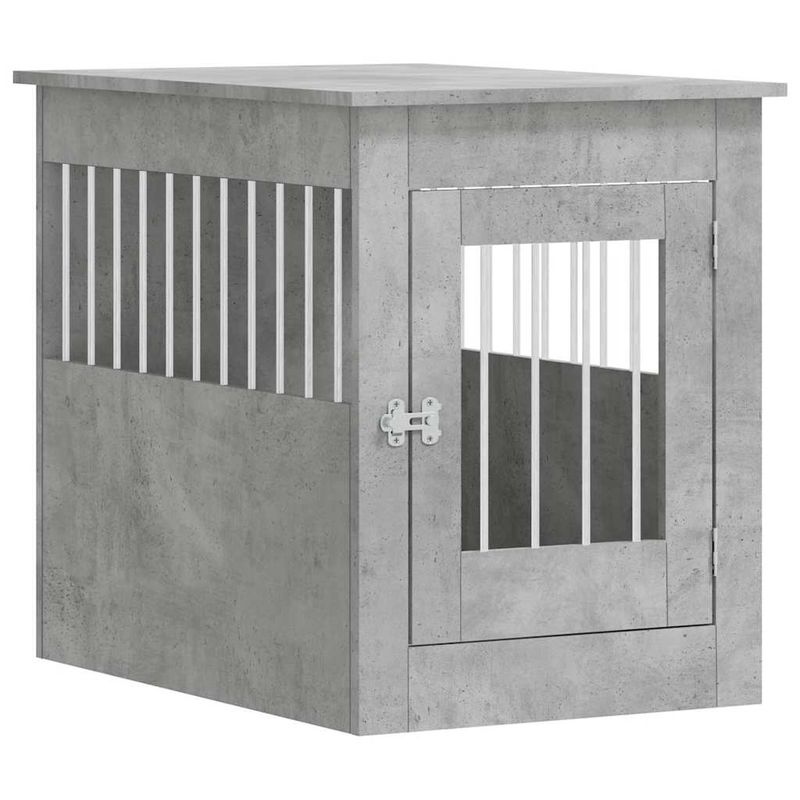 vidaXL meuble de cage pour chiens Bois d'ingénierie
