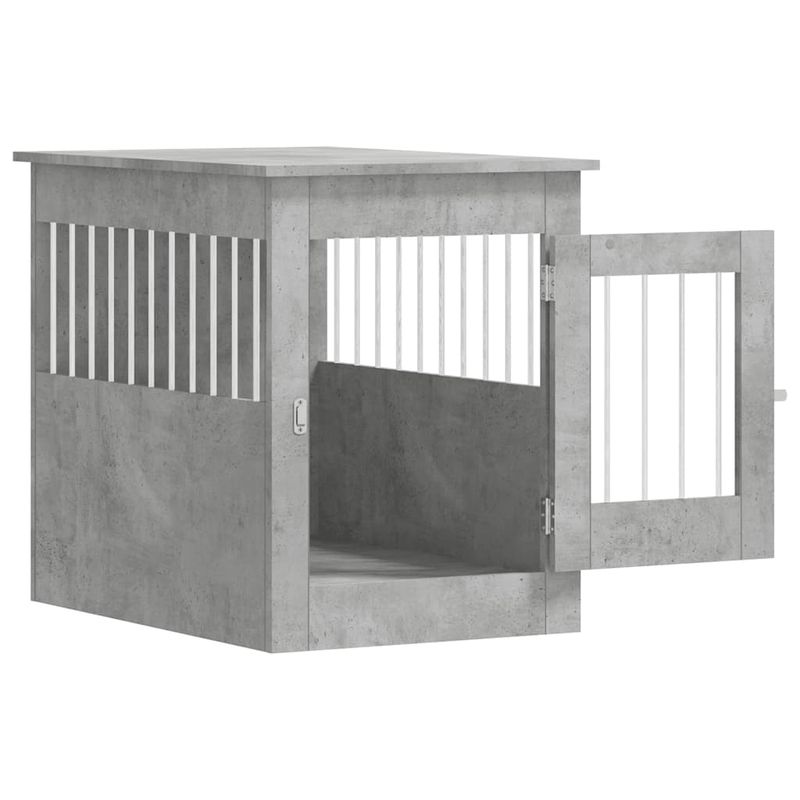 vidaXL meuble de cage pour chiens Bois d'ingénierie