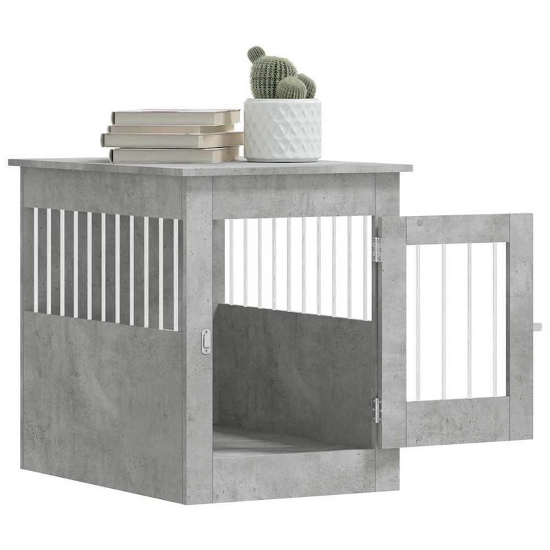 vidaXL meuble de cage pour chiens Bois d'ingénierie