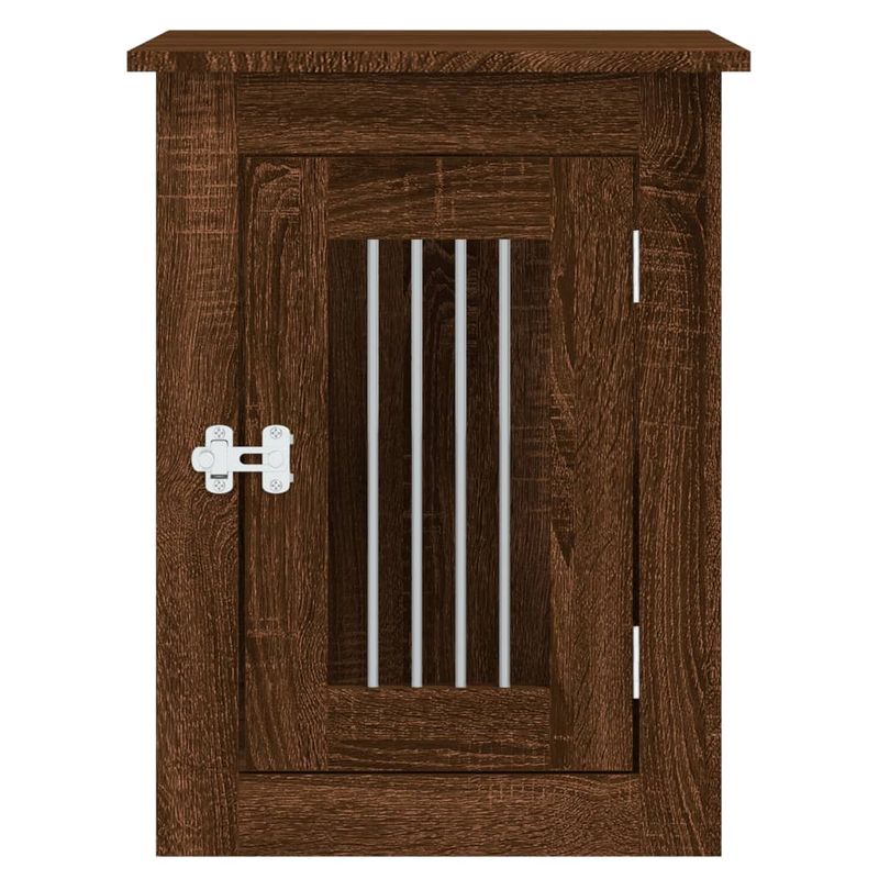 vidaXL meuble de cage pour chiens Bois d'ingénierie