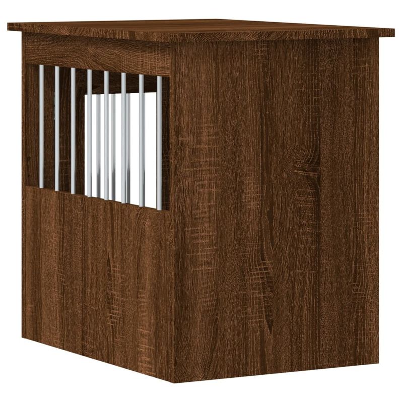 vidaXL meuble de cage pour chiens Bois d'ingénierie