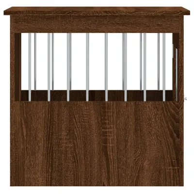 vidaXL meuble de cage pour chiens Bois d'ingénierie