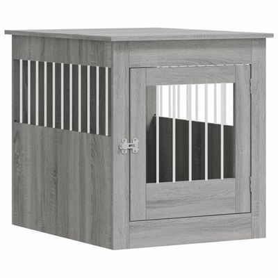 vidaXL meuble de cage pour chiens Bois d'ingénierie