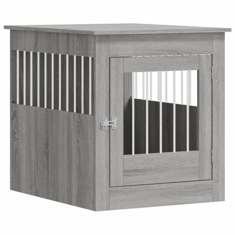 vidaXL meuble de cage pour chiens Bois d'ingénierie