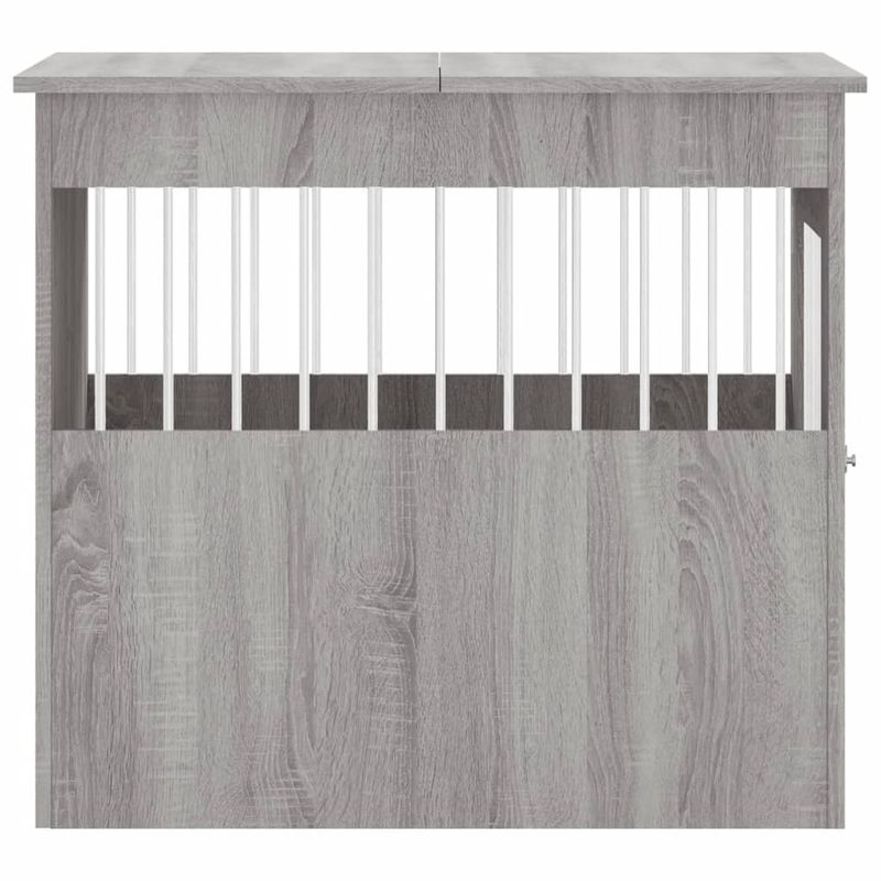 vidaXL meuble de cage pour chiens Bois d'ingénierie