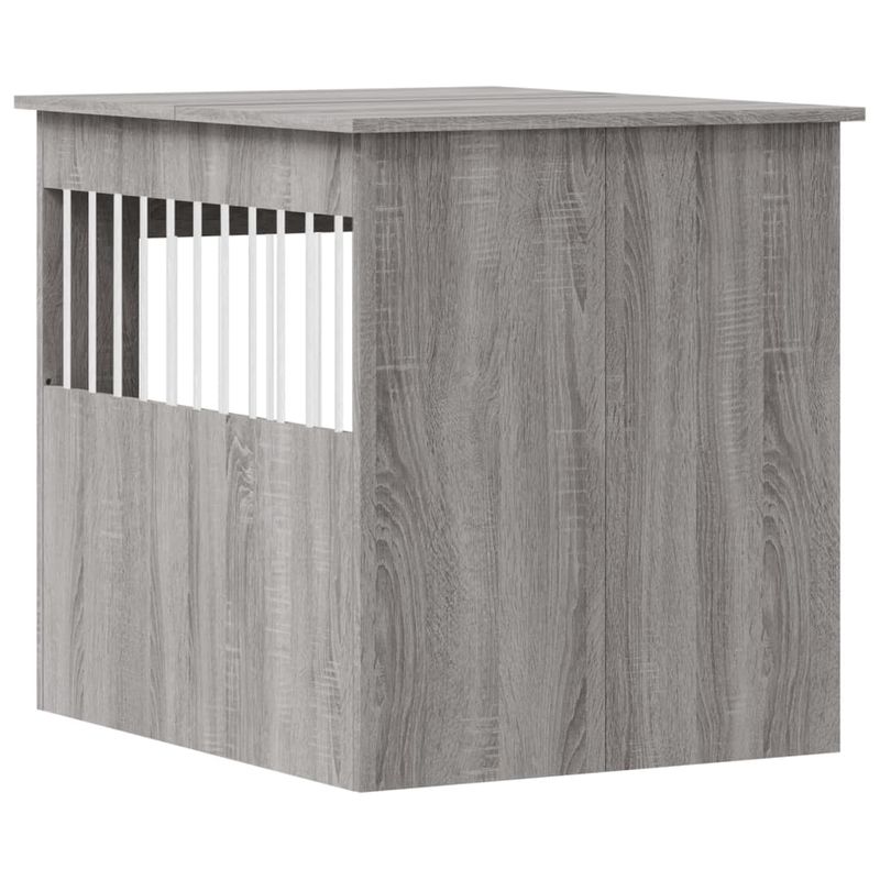 vidaXL meuble de cage pour chiens Bois d'ingénierie