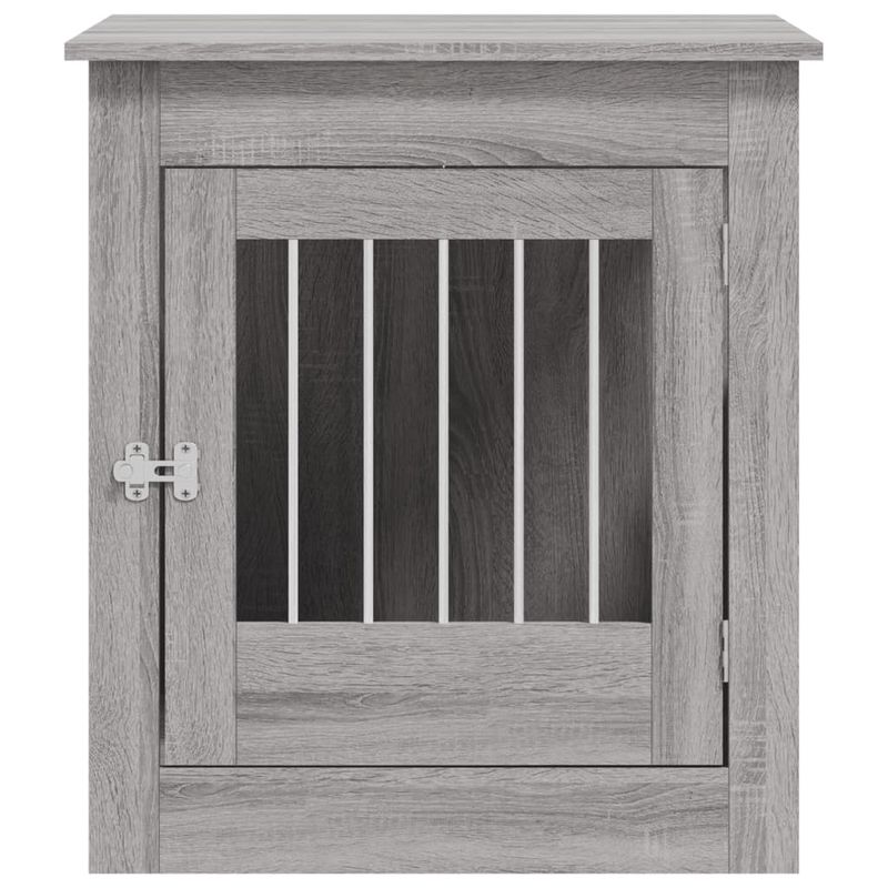 vidaXL meuble de cage pour chiens Bois d'ingénierie
