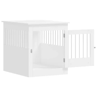 vidaXL meuble de cage pour chiens Bois d'ingénierie
