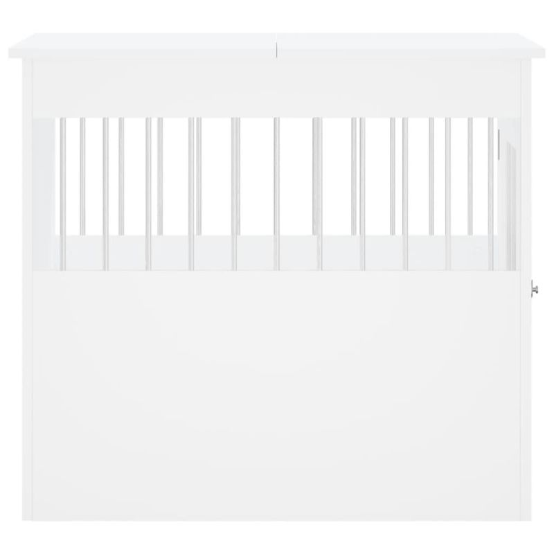 vidaXL meuble de cage pour chiens Bois d'ingénierie
