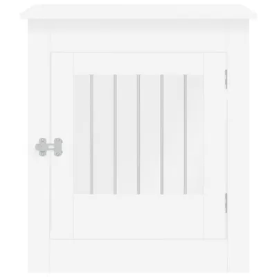 vidaXL meuble de cage pour chiens Bois d'ingénierie