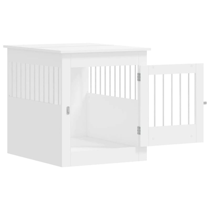vidaXL meuble de cage pour chiens Bois d'ingénierie