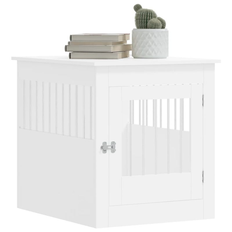 vidaXL meuble de cage pour chiens Bois d'ingénierie