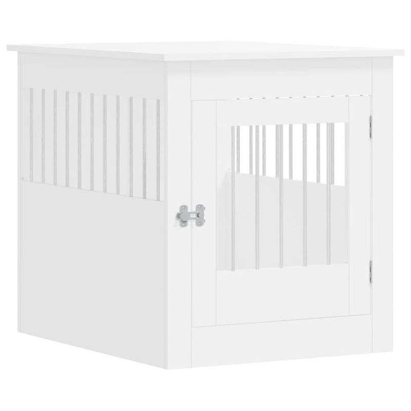 vidaXL meuble de cage pour chiens Bois d'ingénierie
