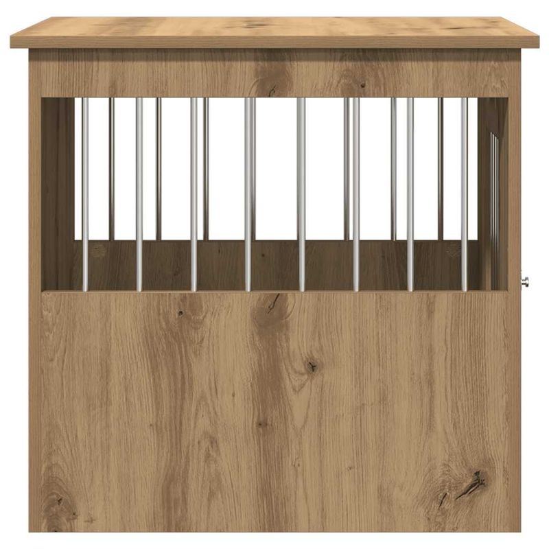 vidaXL meuble de cage pour chiens Bois d'ingénierie
