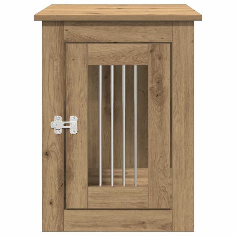 vidaXL meuble de cage pour chiens Bois d'ingénierie