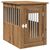 vidaXL meuble de cage pour chiens Bois d'ingénierie