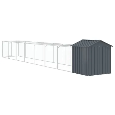 vidaXL niche pour chien Acier