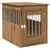 vidaXL meuble de cage pour chiens Bois d'ingénierie