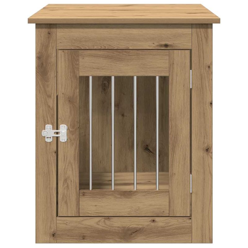 vidaXL meuble de cage pour chiens Bois d'ingénierie